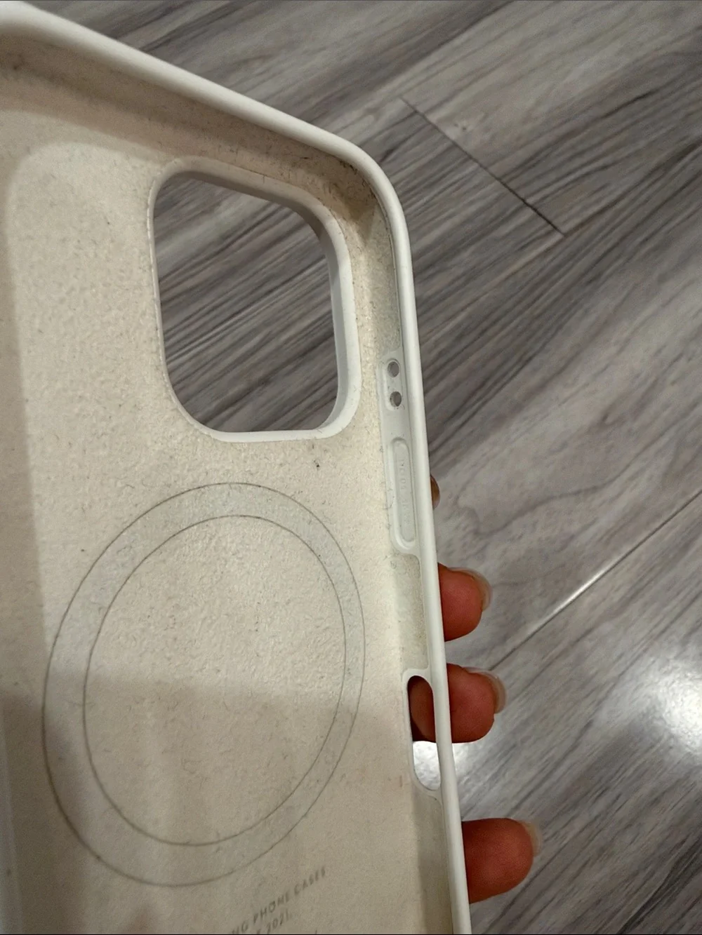 Casetify White Ripple Texture iPhone 16 Pro Case - Wave Pattern Protective Cover